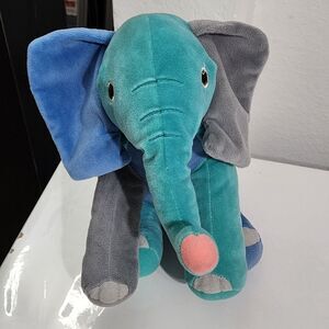 Eric Carle Books Blue Colorblock Elephant Kids Stuffed Animal Plush Toy